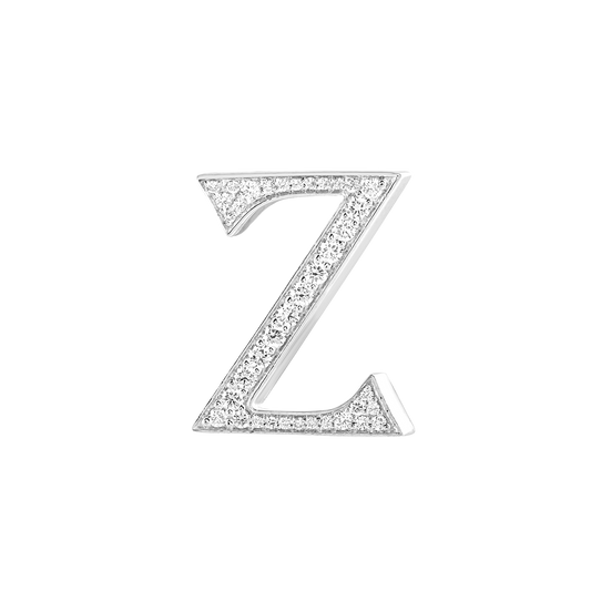 Alphabet 'Z' Bag Bijoux with Natural Diamonds