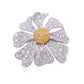Daisy Flower Rosecut Ring by Ashna Mehta