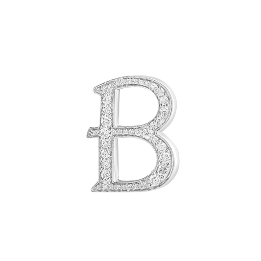 Alphabet 'B' Bag Bijoux with Natural Diamonds