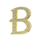 Alphabet 'B' Bag Bijoux with Natural Diamonds