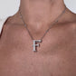 Alphabet 'F' Bag Bijoux with Natural Diamonds