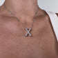 Alphabet 'X' Bag Bijoux with Natural Diamonds