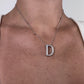 Alphabet 'D' Bag Bijoux with Natural Diamonds